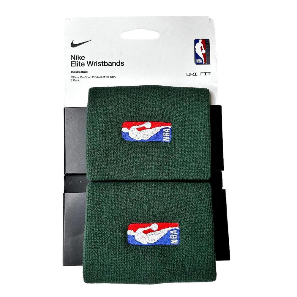 NWT Nike Elite Dri Fit Basketball Wristbands Dark Green Men’s OS
